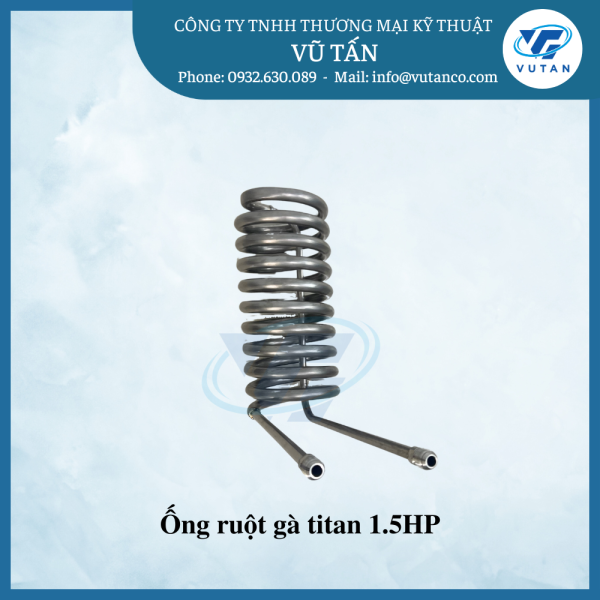 Ống ruột gà titan 1.5HP