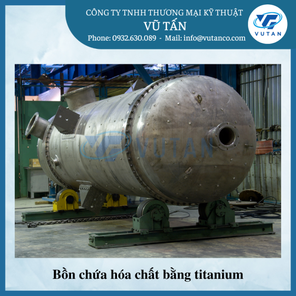 Bồn chứa hóa chất bằng Titanium