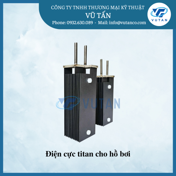 Điện cực titan cho hồ bơi