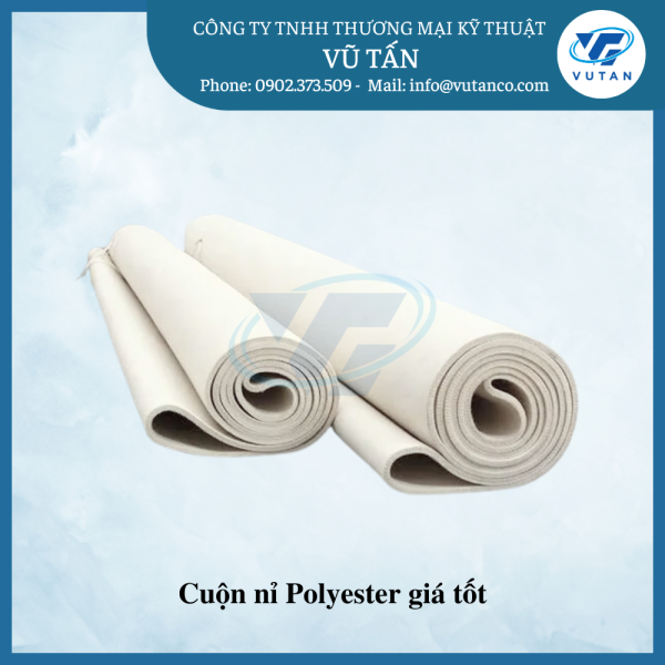 Cuộn nỉ polyester giá tốt