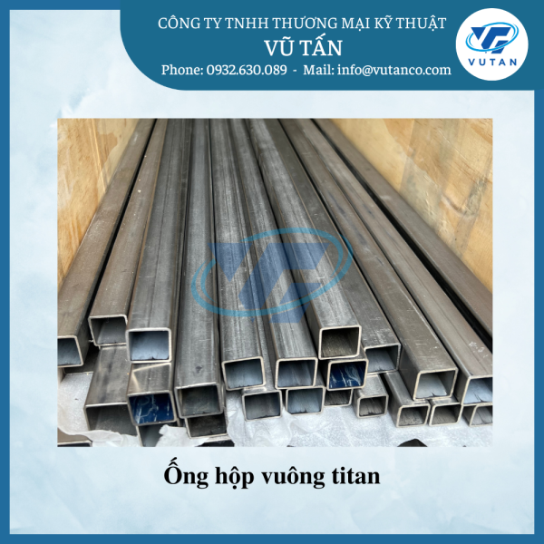 Ống hộp vuông titan